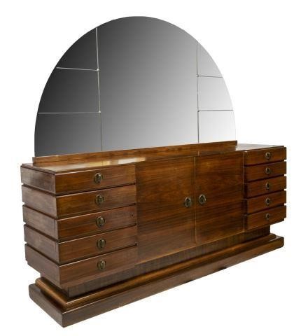 ITALIAN ART DECO MIRRORED SIDEBOARD