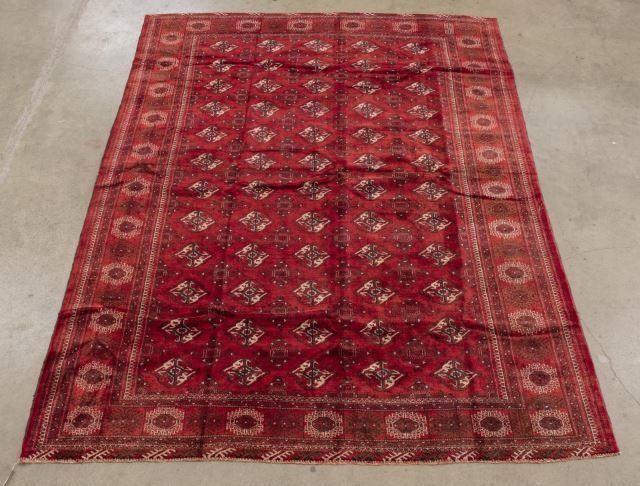 PERSIAN HAND TIED TURKOMAN RUG 3be122