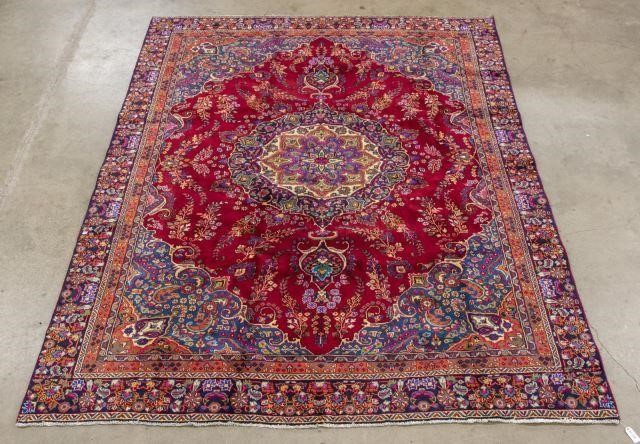 PERSIAN HAND TIED SABZEVAR RUG 3be125