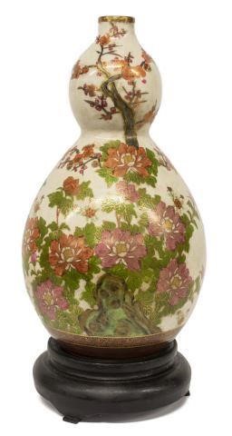 SATSUMA STYLE PORCELAIN GOURD-FORM