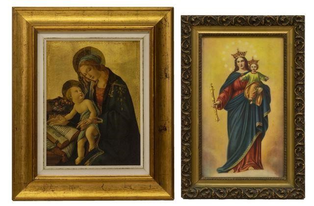  2 RELIGIOUS OFFSET LITHOGRAPHS  3be173