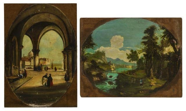  2 UNFRAMED PAINTINGS VENICE 3be1a1