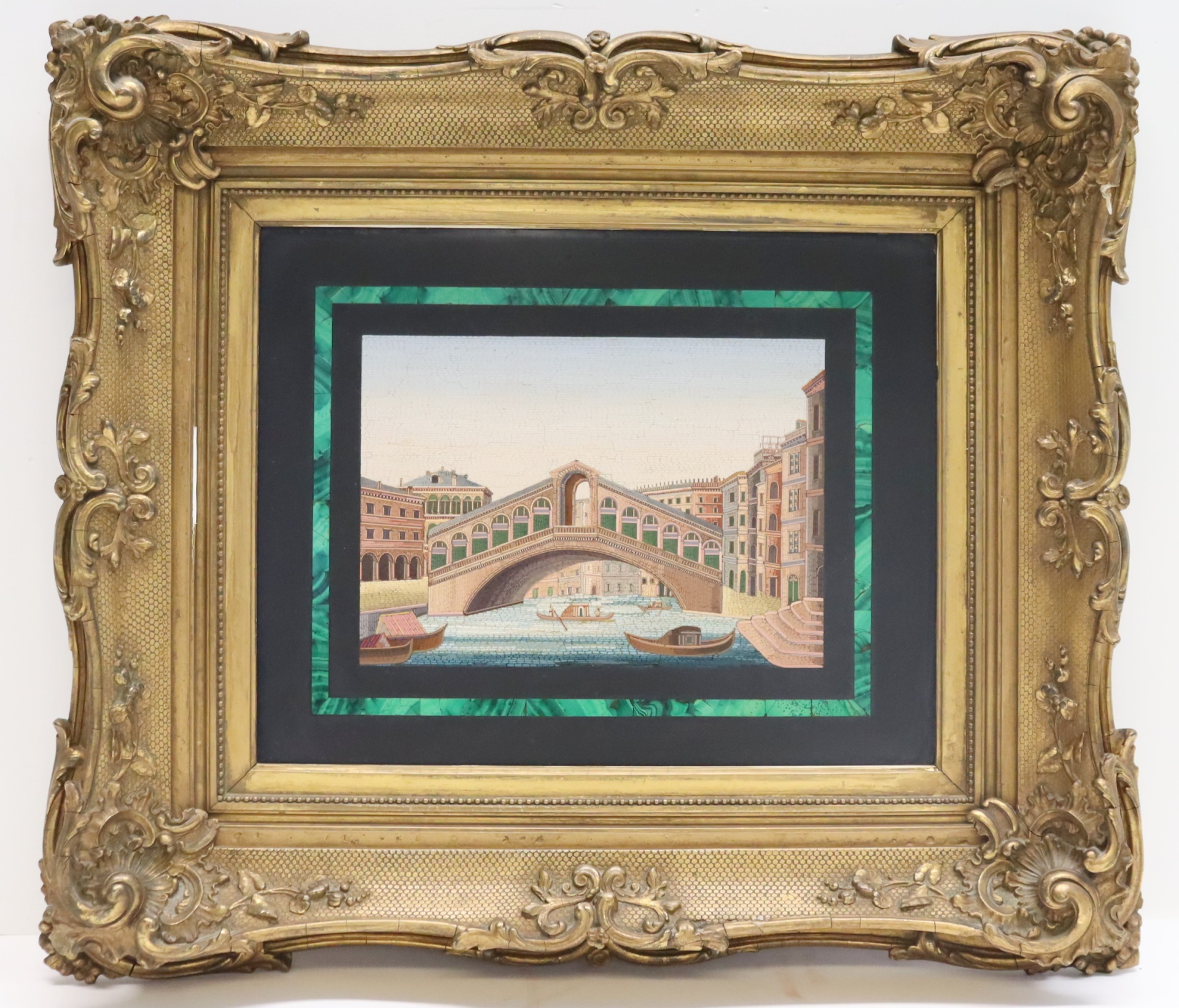 ANTIQUE AND FINE VENETIAN FRAMED 3be216