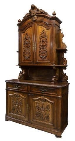 FRENCH RENAISSANCE REVIVAL WALNUT