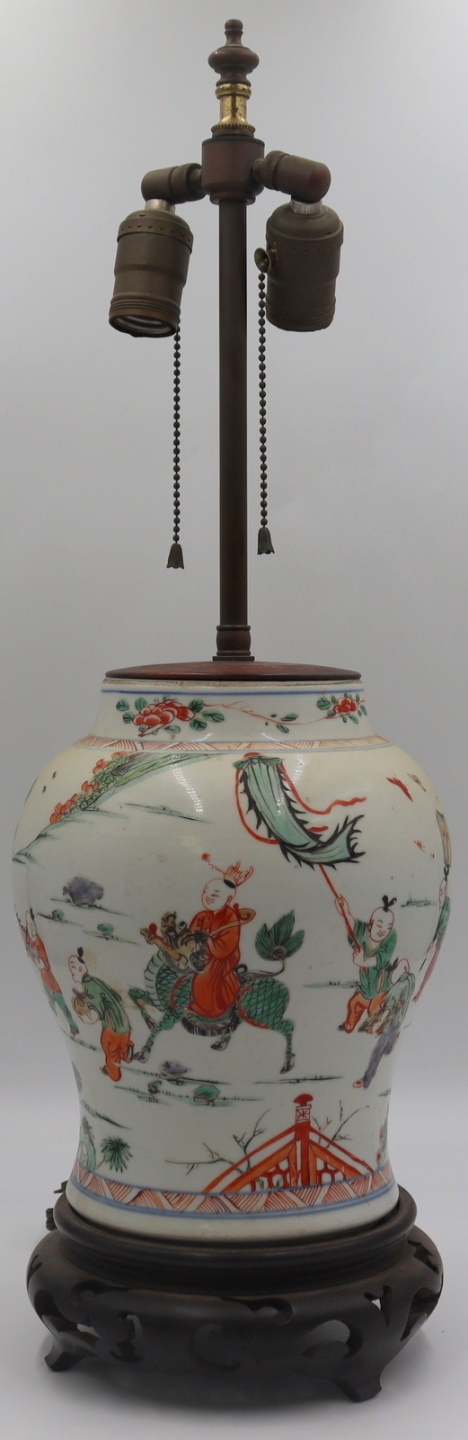 CHINESE KANG XI FAMILLE VERTE VASE 3be2ec