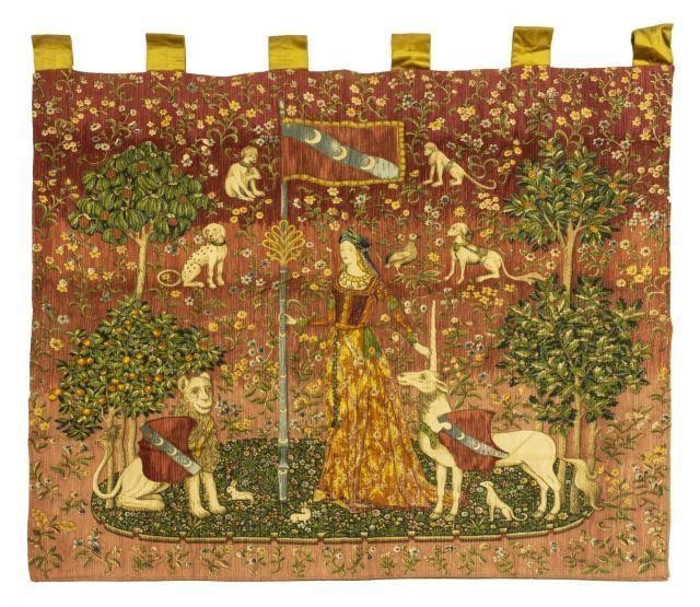 LADY THE UNICORN TAPESTRY TOUCH Modern 3be372