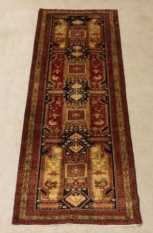 HAND-TIED PERSIAN MESHKIN RUNNER,