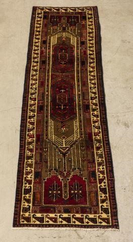 HAND TIED PERSIAN MESHKIN RUNNER 3be385