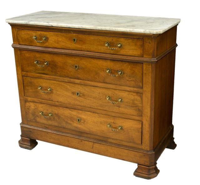 FRENCH LOUIS PHILIPPE MARBLE TOP 3be42b