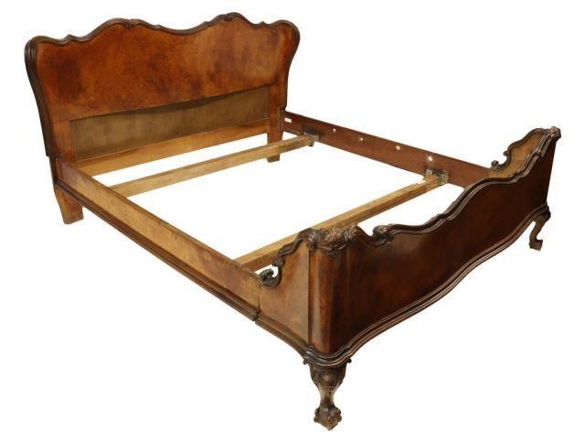 ITALIAN VENETIAN BURLED BED ON 3be44c