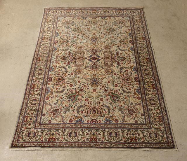 HAND TIED CONTINENTAL RUG 11 7  3be476