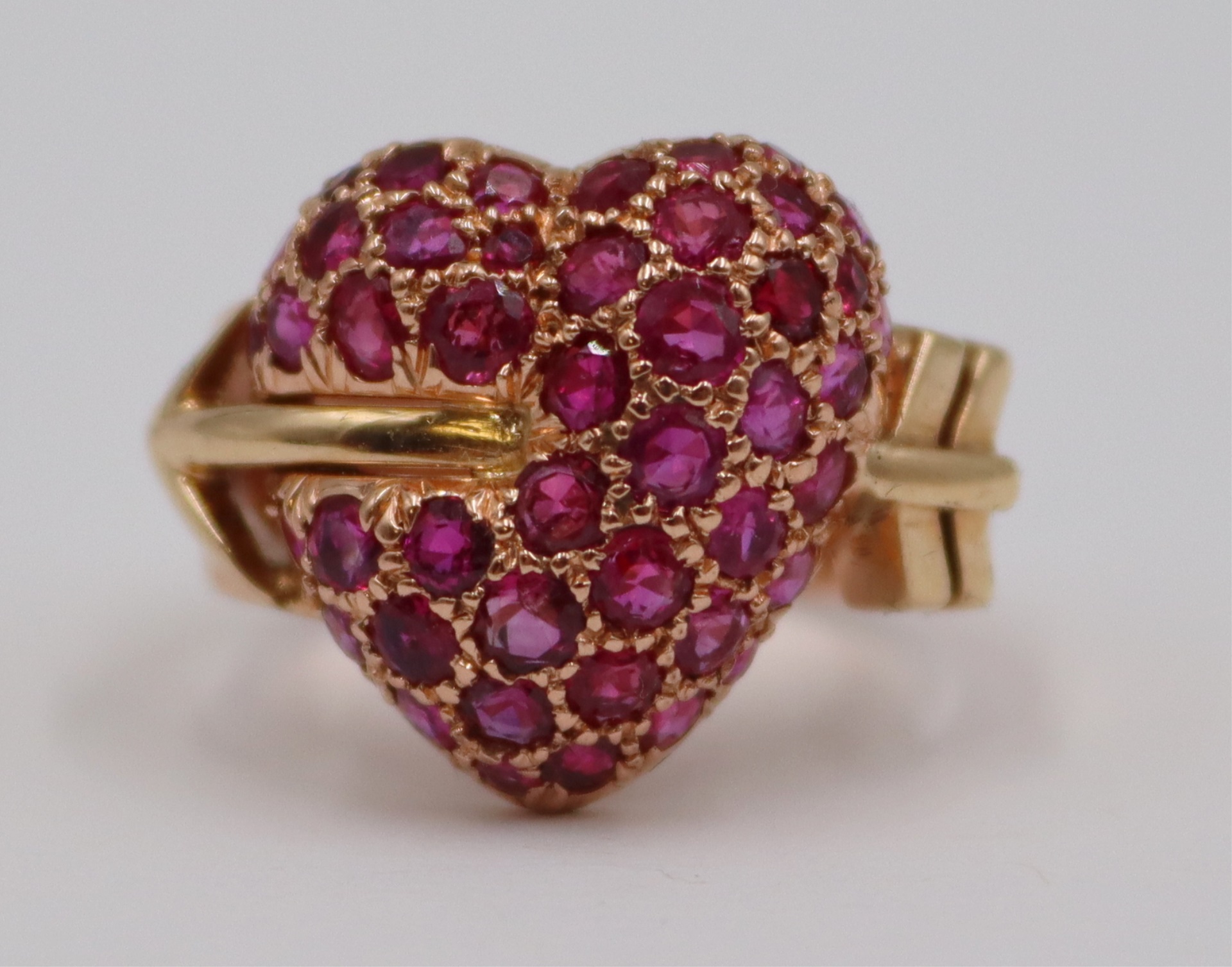 JEWELRY 14KT ROSE GOLD AND RUBY 3be4b2