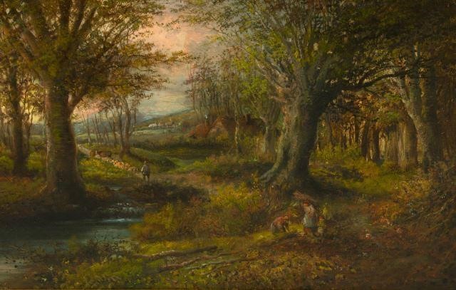 JOHN WALLACE UK 1841 1905 LANDSCAPE 3be4ff