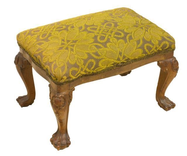 CHIPPENDALE STYLE CLAW BALL FOOTSTOOL 3be4f9