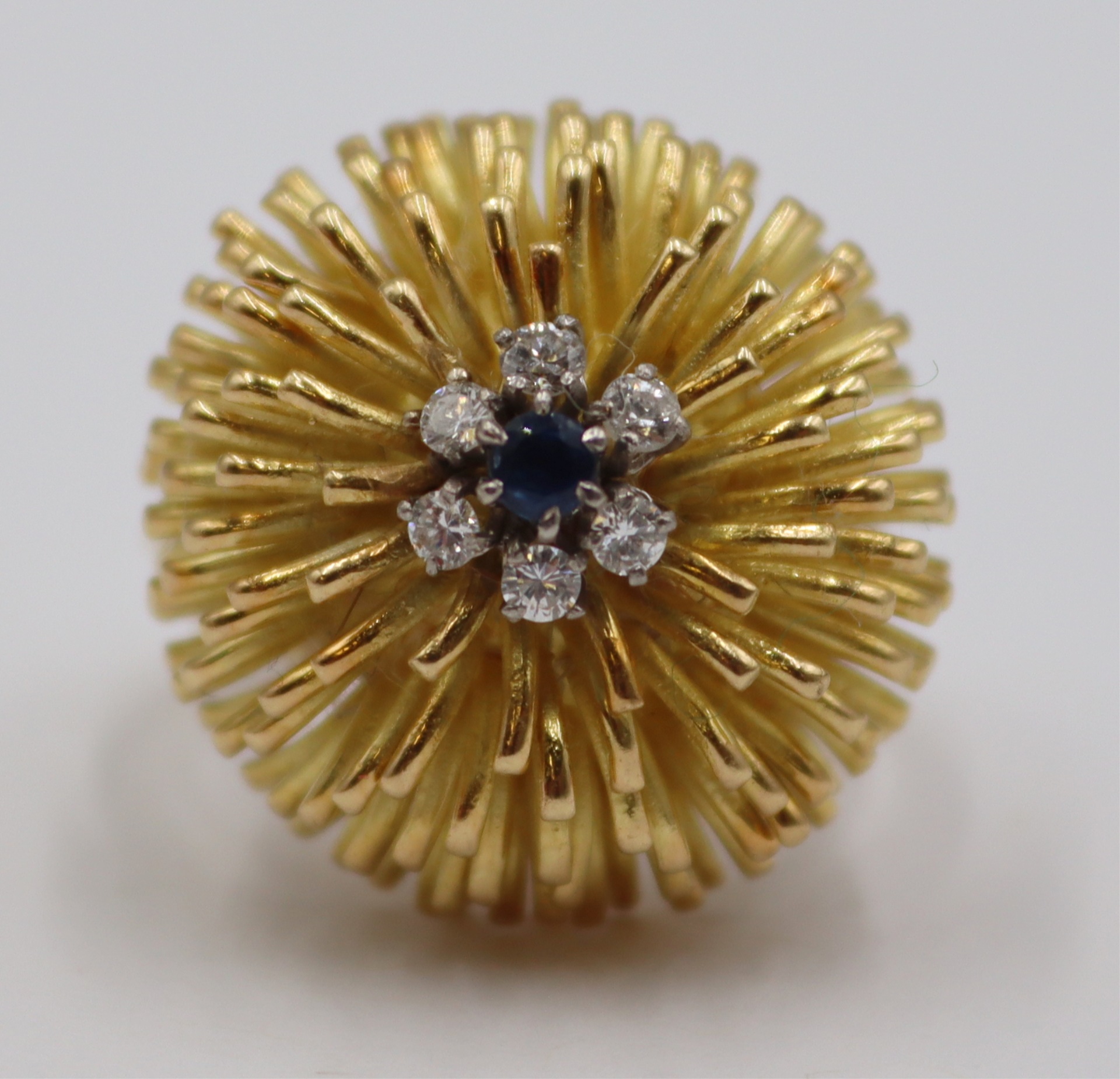 JEWELRY. 18KT GOLD, SAPPHIRE AND