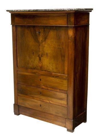 FRENCH LOUIS PHILIPPE WALNUT SECRETAIRE 3be54a