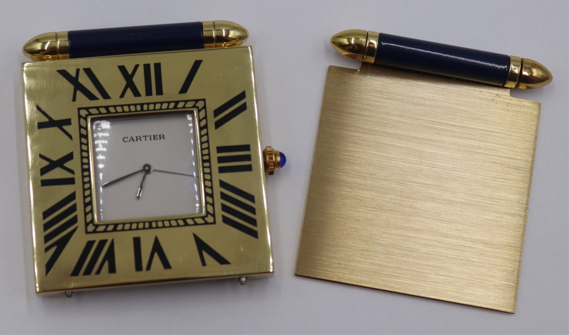 CARTIER GILT METAL AND LAPIS LAZULIS 3be558