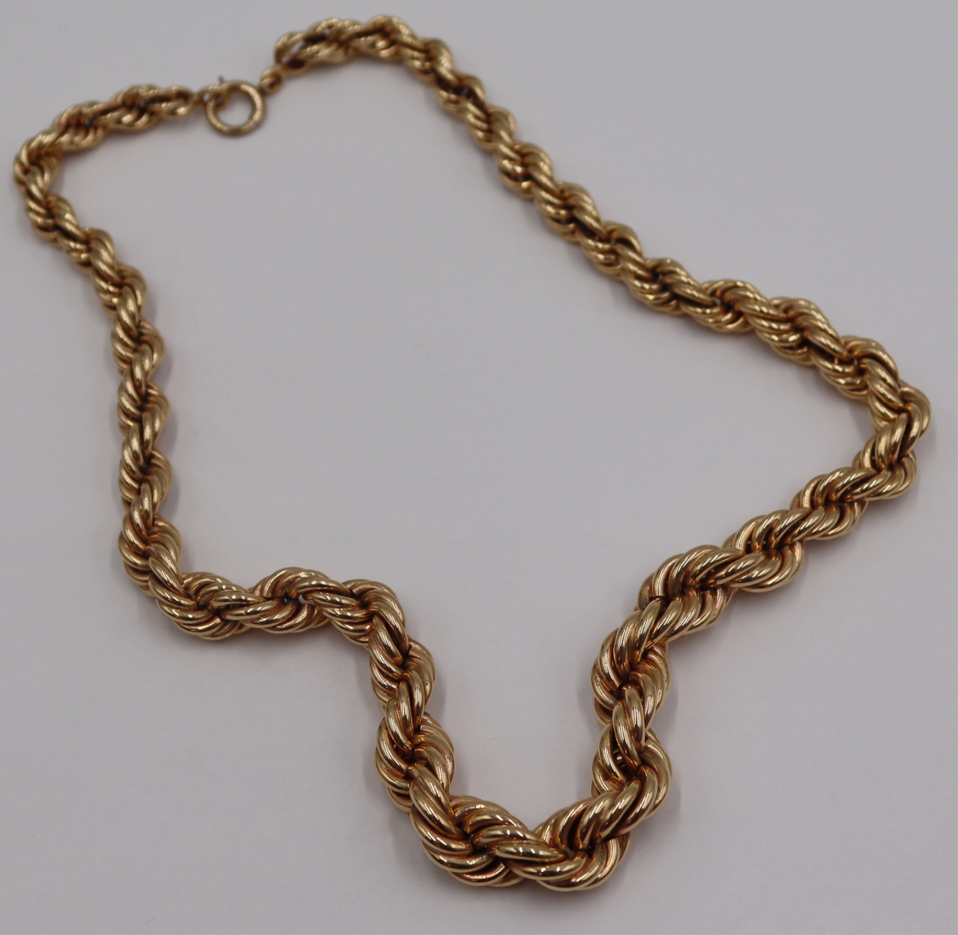 JEWELRY 14KT GOLD ROPE TWIST CHAIN 3be573