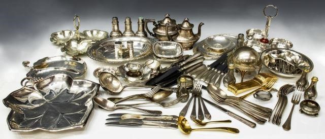  LOT COLLECTION OF SILVERPLATE 3be57d