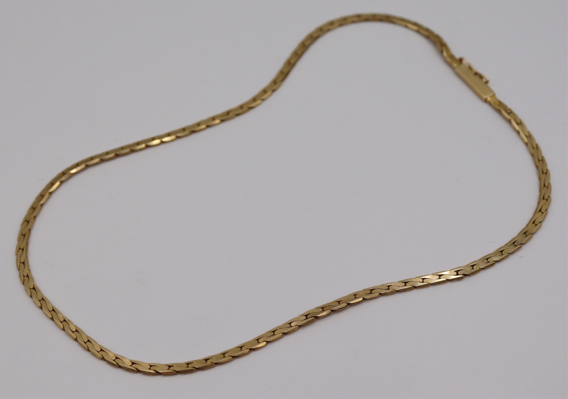 JEWELRY. ITALIAN 14KT GOLD CHAIN