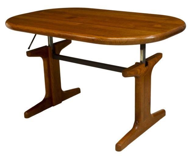 DANISH MID CENTURY ADJUSTABLE TEAK 3be679