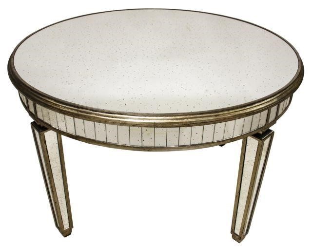 NEW DUPUIS FURNITURE MIRRORED CIRCULAR