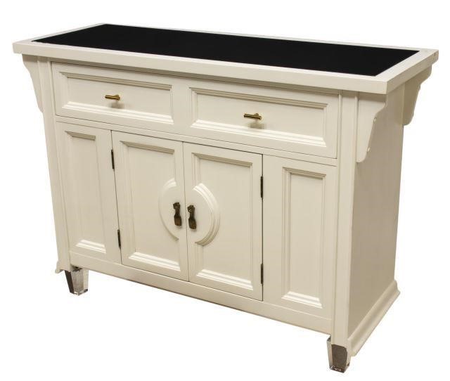 CONTEMPORARY WHITE PAINTED CABINET 3be6bd