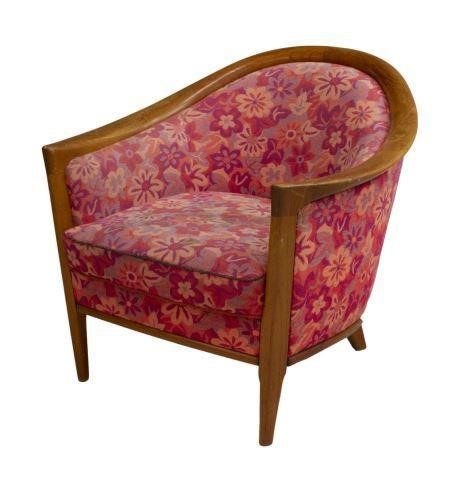 DANISH MODERN UPHOLSTERED TEAKWOOD 3be6ed