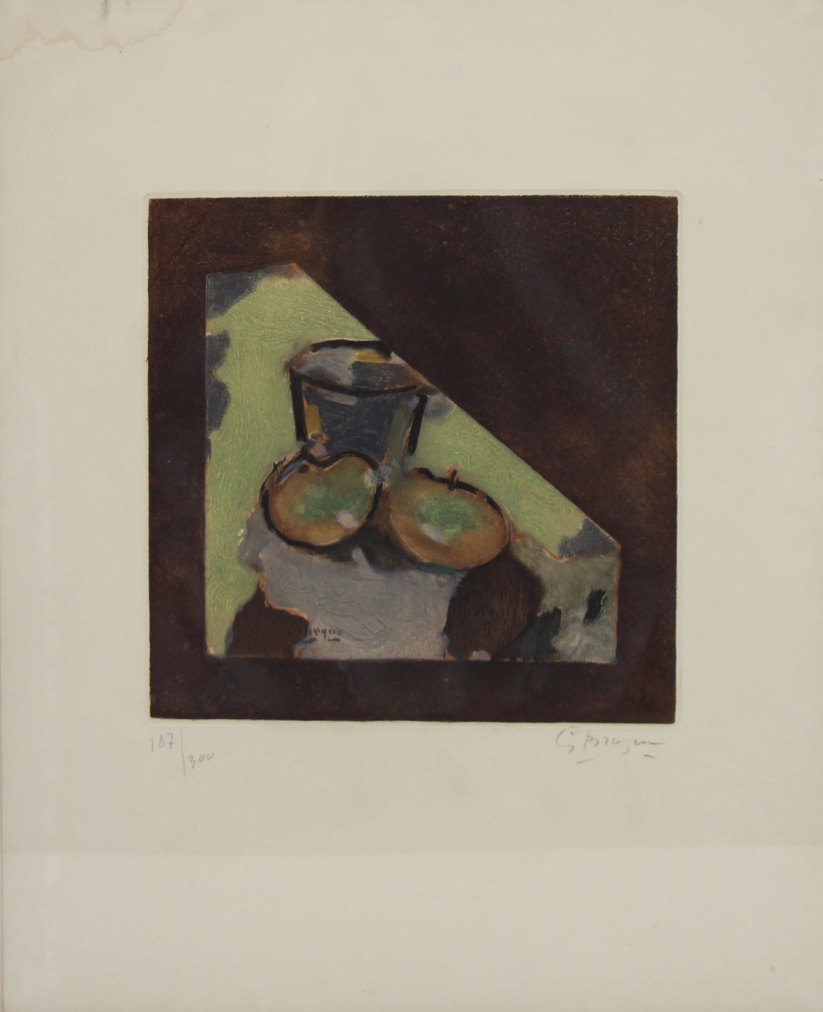 GEORGES BRAQUE AFTER Color Aquatint  3be766