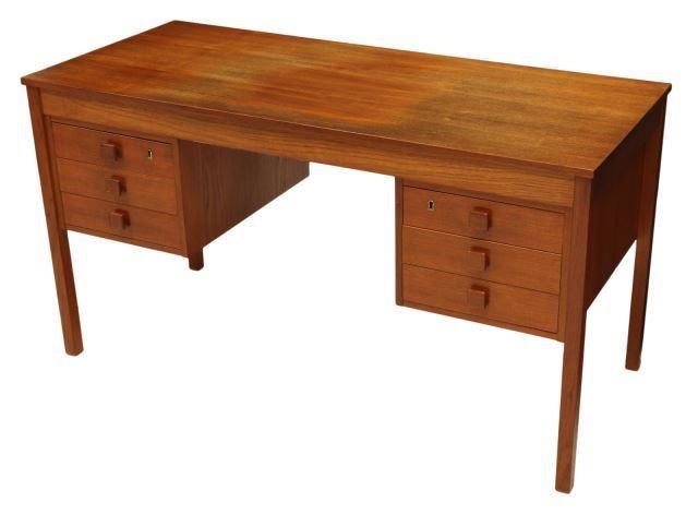 DANISH MID CENTURY TEAK WRITING 3be7ab