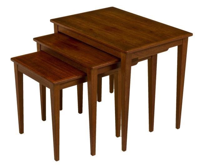 (3) DANISH MID-CENTURY MODERN TEAK