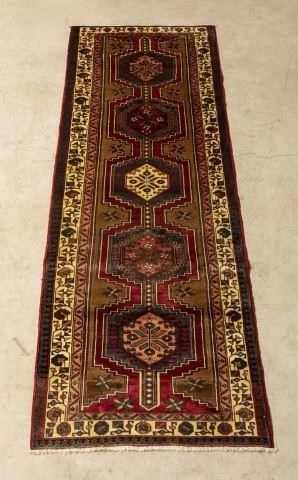 HAND TIED PERSIAN HAMADAN RUNNER  3be7cd