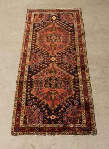 HAND-TIED PERSIAN MESHKIN RUNNER,