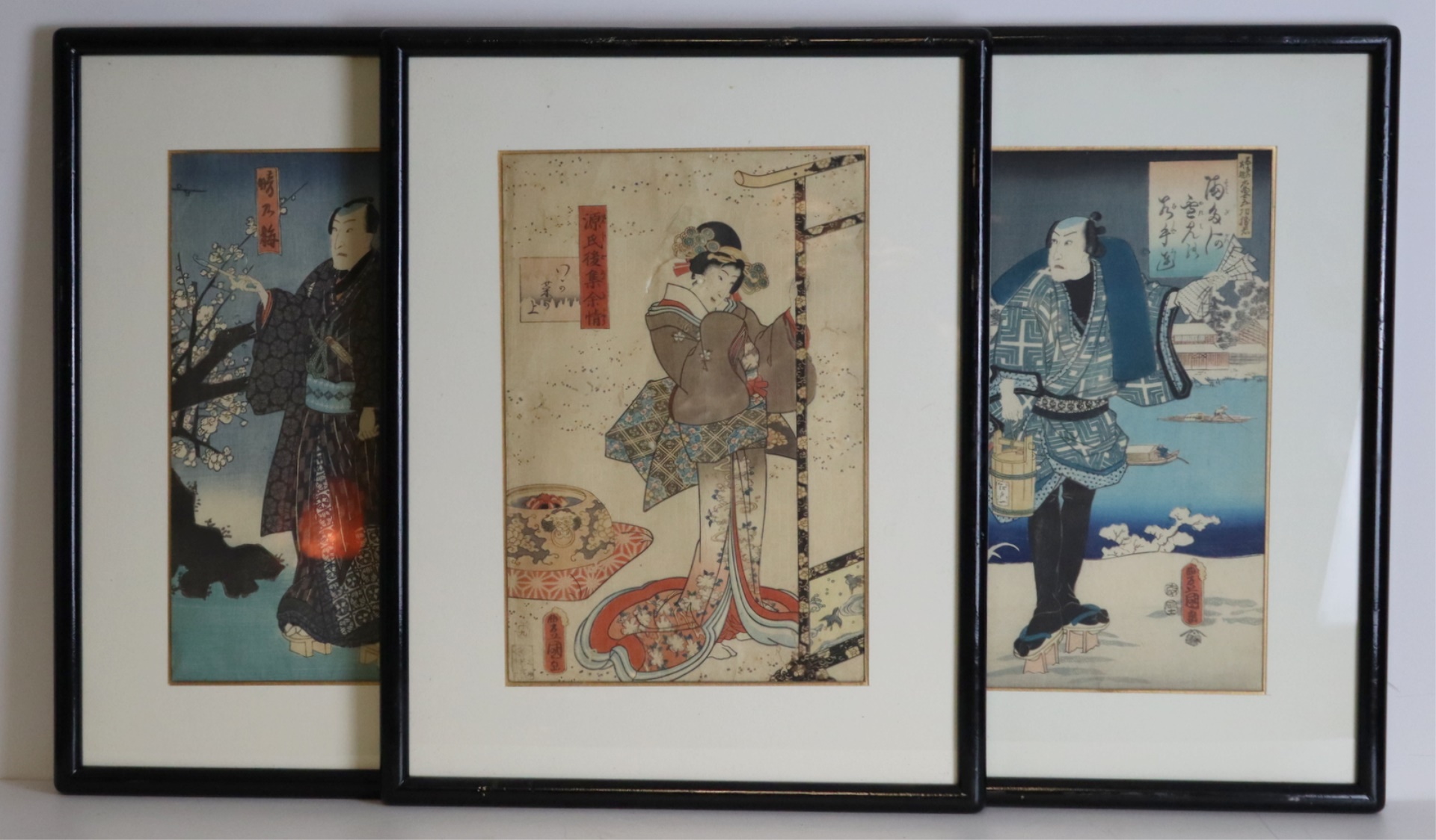 GROUPING OF 3 SIGNED JAPANESE 3be858