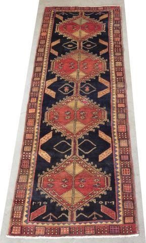 PERSIAN HAND-TIED WOOL HAMADAN