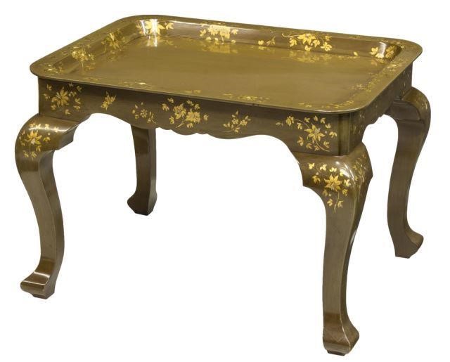 CHINOISERIE GILT PAINTED TRAY TABLEChinoiserie 3be989