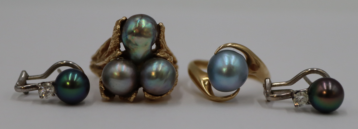 JEWELRY. TAHITIAN PEARL AND GOLD