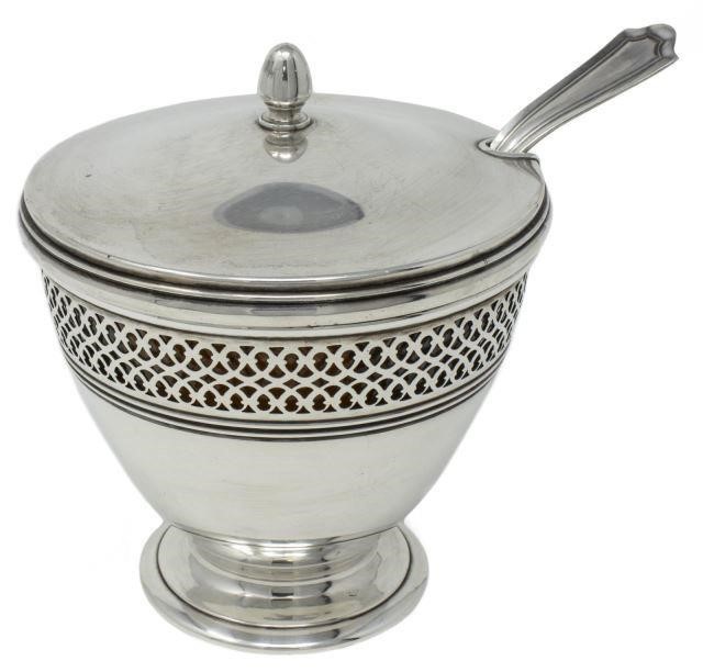 TIFFANY CO STERLING LIDDED CONDIMENT 3beb6c