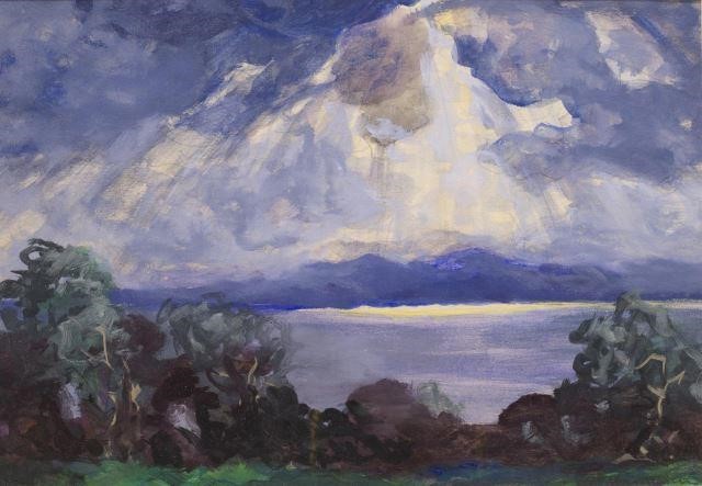 FRANK HERRMANN (1866-1942) SUNRISE