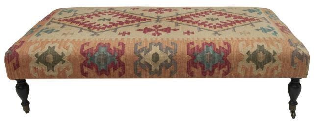 FRENCH NAPOLEON STYLE KILIM UPHOLSTERED 3beb8d