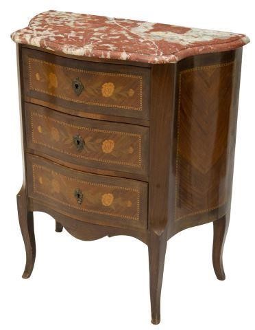 PETITE FRENCH LOUIS XV STYLE MARBLE TOP 3beb8b