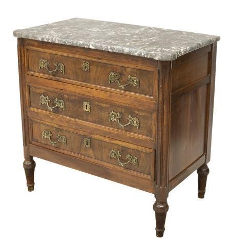 FRENCH LOUIS XVI STYLE MARBLE TOP 3beb92