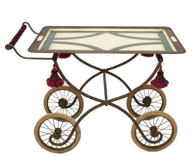 ITALIAN SERVICE BAR CART W REMOVABLE 3beb94