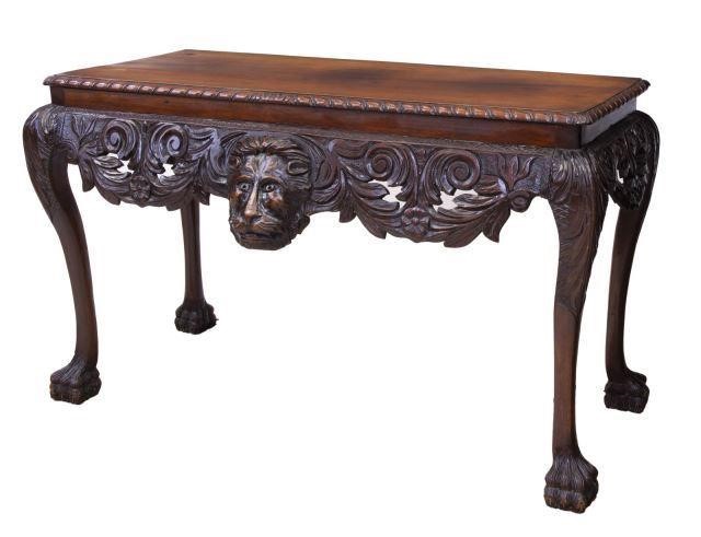 GEORGIAN STYLE WELL CARVED MAHOGANY 3beba5