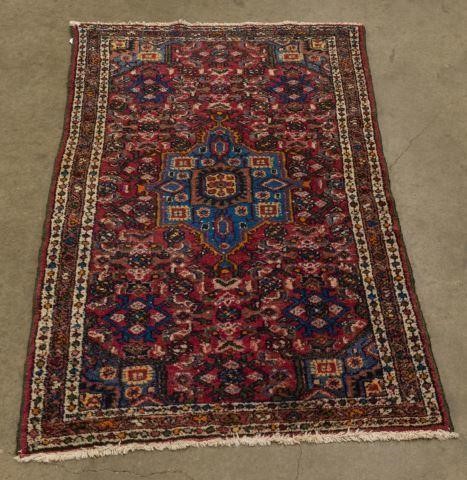 PERSIAN HAMADAN WOOL RUG, 4'3"