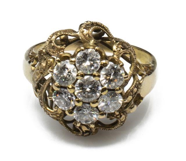 ESTATE 14KT GOLD & 1.80CTTW DIAMOND