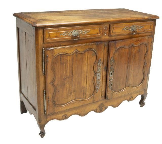 FRENCH LOUIS XV STYLE WALNUT SIDEBOARD