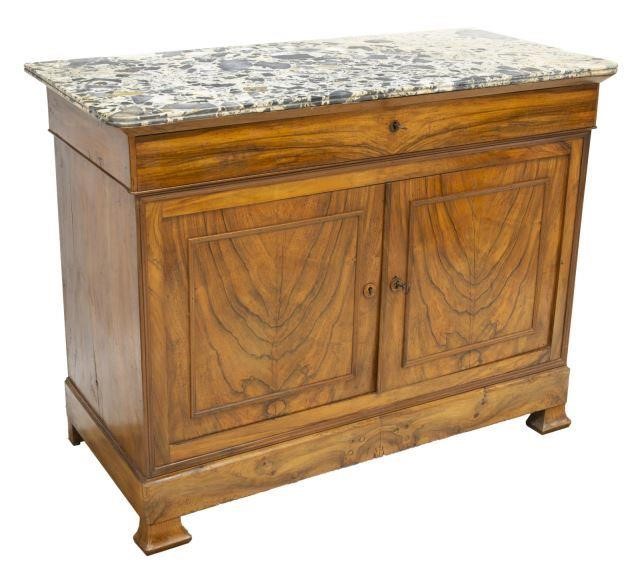 FRENCH LOUIS PHILIPPE MARBLE-TOP