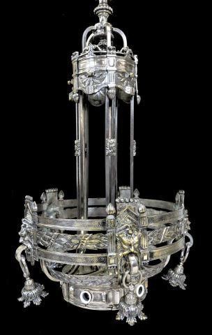 ELABORATE SILVER PLATED ELEVEN LIGHT 3bec71