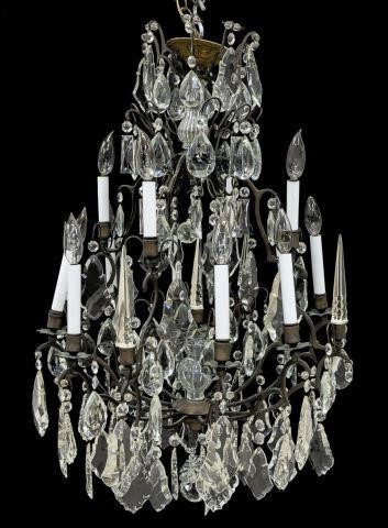 CRYSTAL TWELVE LIGHT CHANDELIERCrystal 3bece9